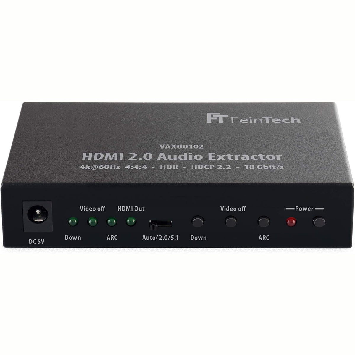 295674 - FEINTECH VAX00102 HDMI 2.0 Ekstraktor Audio, ARC 4K HDR i Zi