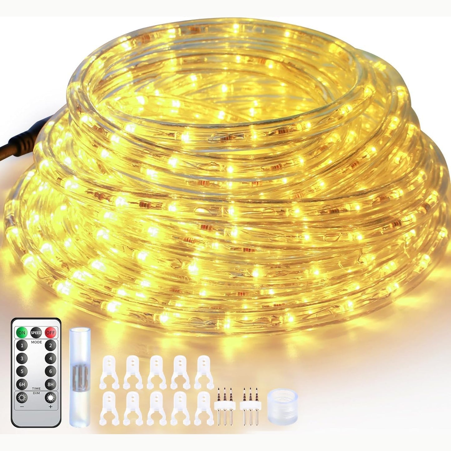 227218 - FOREVER SPEED 12M Dritë LED Tub për Jashtë, e Bardhë e Ngrohtë, 432 LED, Rezistent ndaj Ujit IP65