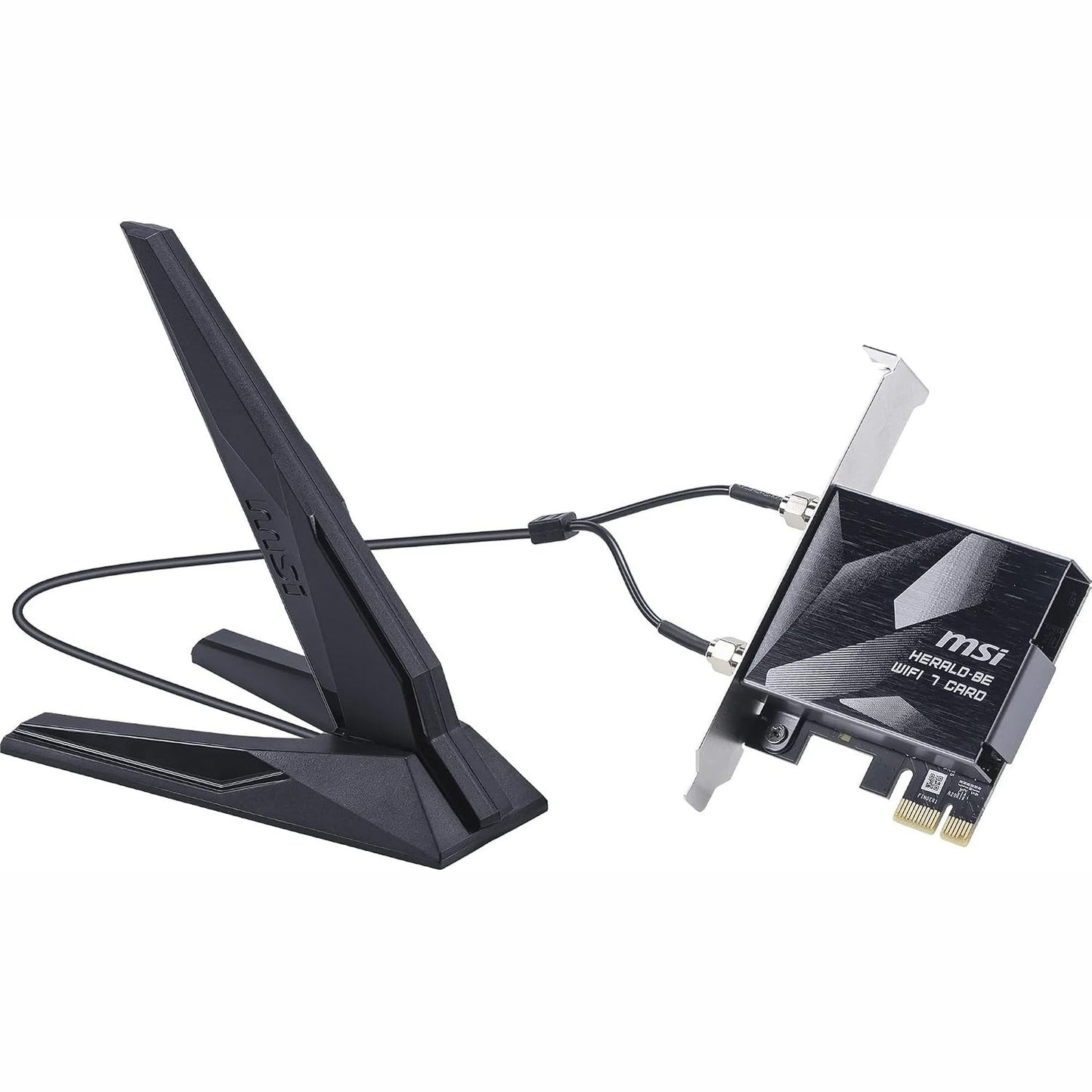 267847 - MSI Herald WiFi 7 Kartë PCIe për PC desktop BE9400 Tri-Band, Bluetooth 5.4, 6 GHz, MLO, 320 MHz, 5.8 Gbit/s