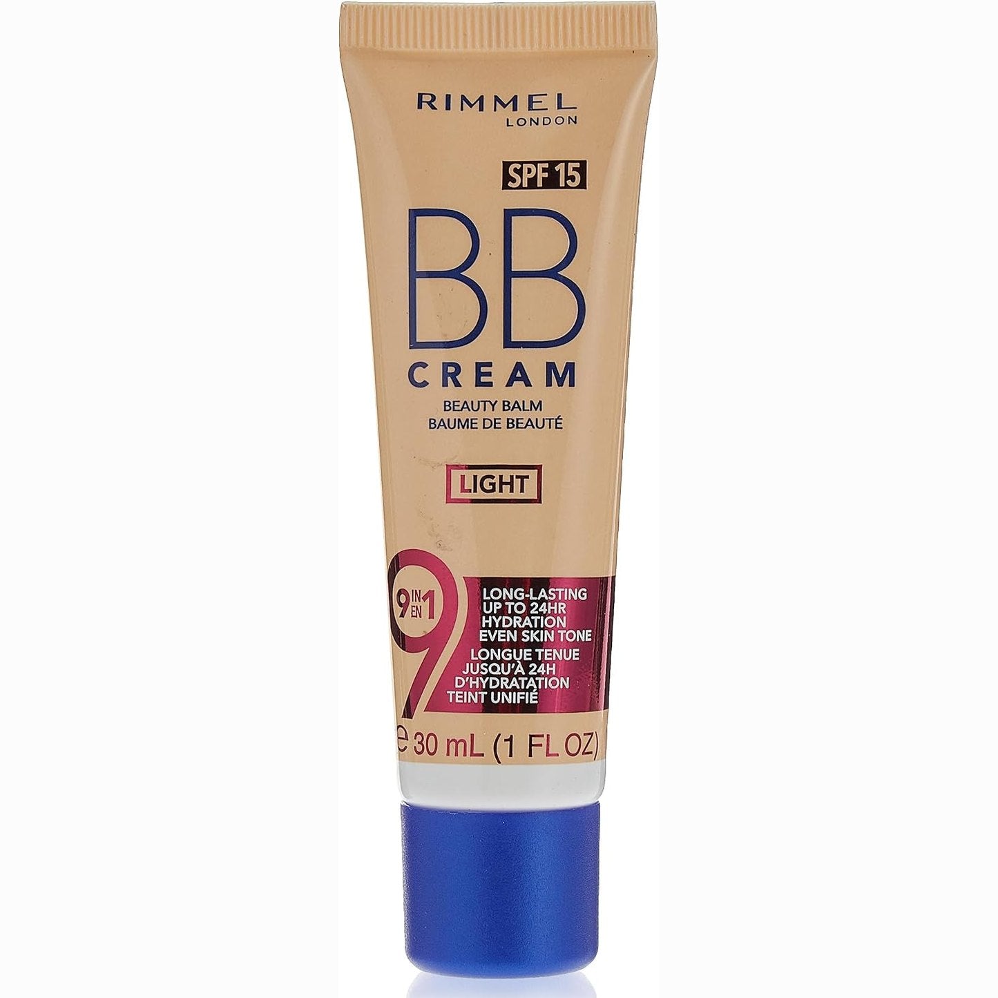 318629 - RIMMEL Krem BB 9-në-1, Teksturë e Lehtë, 001 Light, 30 ml