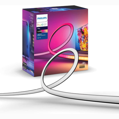 226005 - PHILIPS Shirit LED Hue Play, 55 inç, Shirit LED me Gradient 16 milionë Ngjyra Shirit LED Inteligjent për Ndriçim nga Prapa të TV-së dhe Lojëra