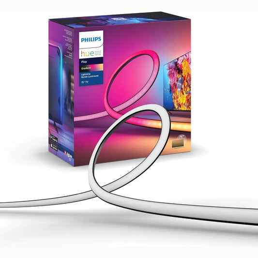 226005 - PHILIPS Shirit LED Hue Play, 55 inç, Shirit LED me Gradient 16 milionë Ngjyra Shirit LED Inteligjent për Ndriçim nga Prapa të TV-së dhe Lojëra