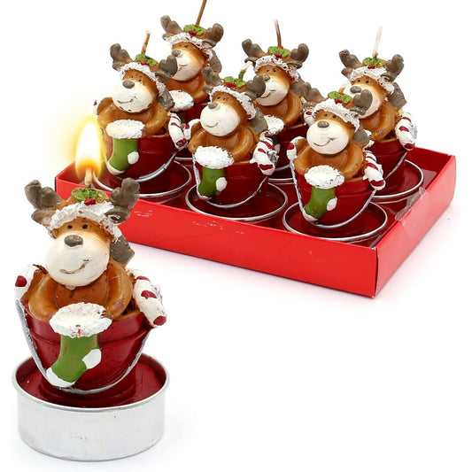 201817 - DEKOHELDEN24 Seti prej 6 Pjesë Çadra Çaji në Kovë, Dimensionet e Çadrës së Çajit: 4 x 4 x 7 cm