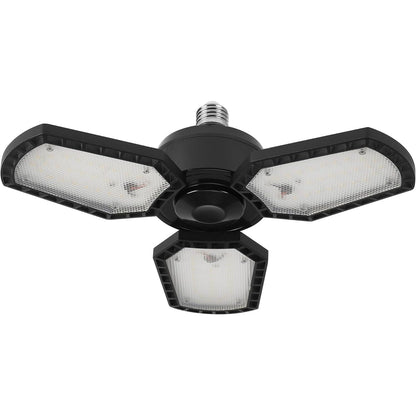 250896 - OSRAM Llambë tavani Highbay Blade, 60 W, 6500 lm, alumini, krahë ndriçimi të rregullueshëm, fileto vidë E27, diametër 337.5 mm, IP20