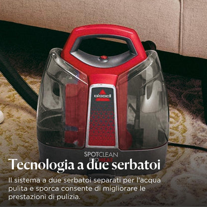 116271 - BISSELL SpotClean ProHeat, Pastrues Qilimash, Pastrues Njollash me Teknologji HeatWave, Lavatrice Tapicerie për Shtëpi dhe Makina, Motor 330W, Modeli 36988