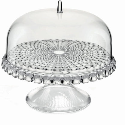 204438 - GUZZINI - Tiffany, Mbajtëse e Vogël për Tortë me Kapak Transparent, Dimenzionet Ø 30 x lartësi 27 cm - Modeli 19940100