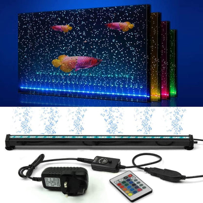 252510 - NEWNEN Llambë Akuariumi LED RGB, 30 cm, Dritë Akuariumi IP67 e Papërshkueshme nga Uji me 16 Ngjyra, 4 Mënyra për Bimë Ujore