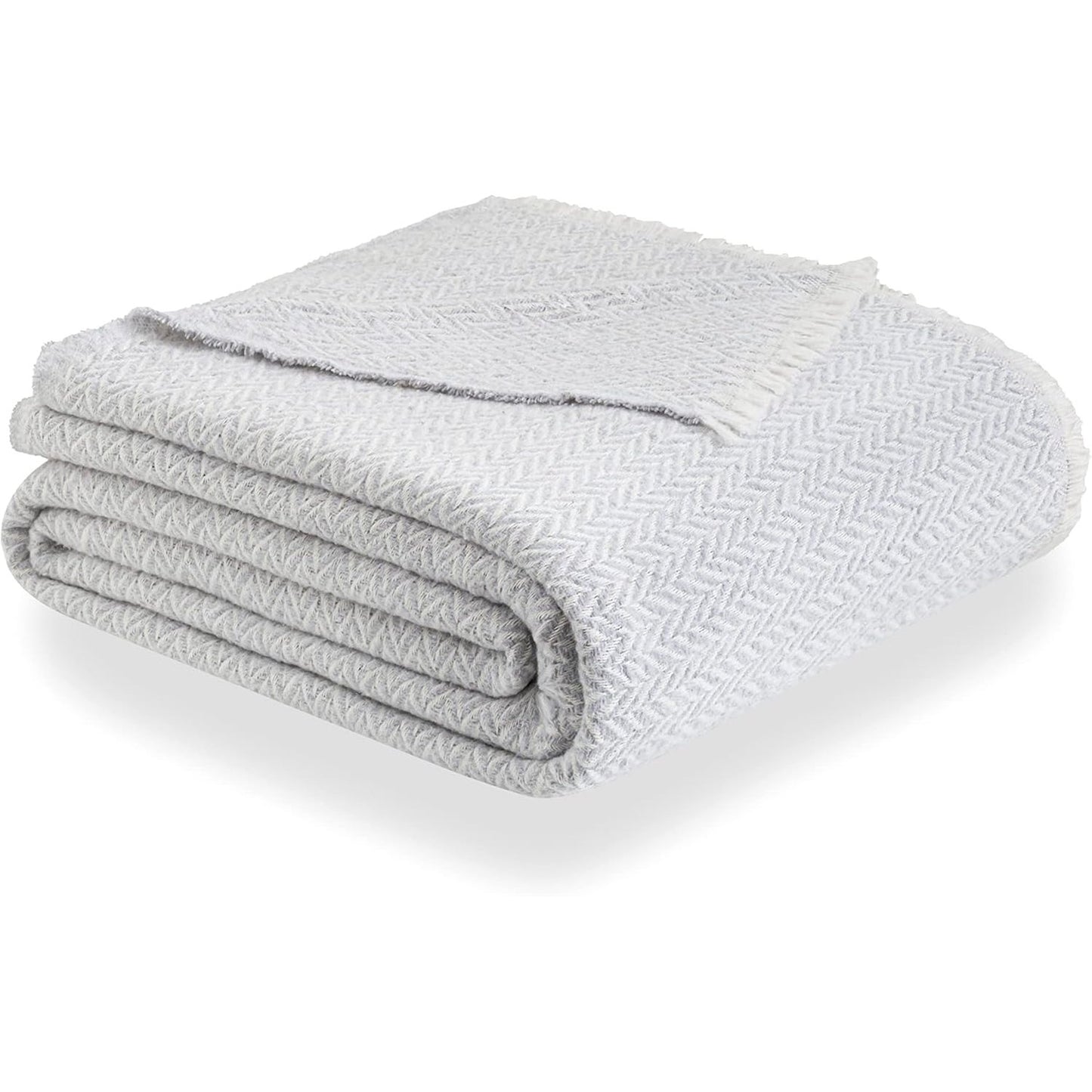 213706 - TODOCAMA Batanije pambuku ekstra e butë, katër stinët, gri e çelët, 230 x 240 cm