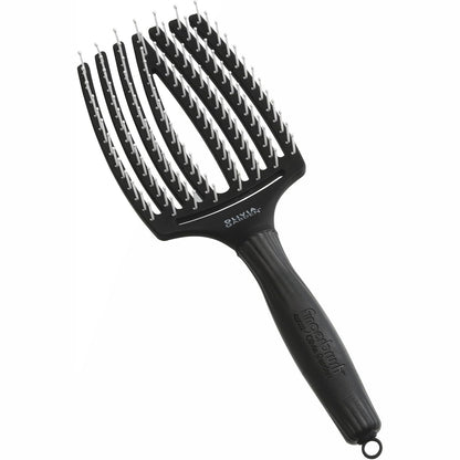 317740 - OLIVIA GARDEN Furçë e Madhe për Finger, 100g, e zezë