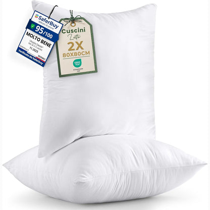 215238 - UTOPIA BEDDING Mbushëse jastëkësh 80 x 80 cm, set prej 2 copësh