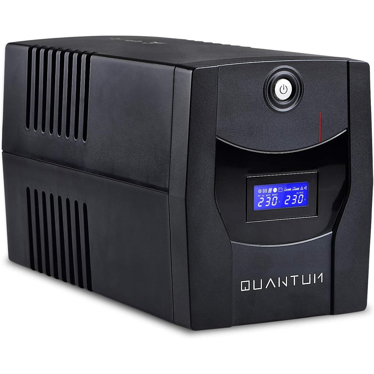 295049 - EPYC® Quantum - UPS për kompjuterë, 1500VA / 900 Watt, Furnizim me energji të pandërprerë për PC, Line Interactive, AVR, 5 dalje (2x Schuko + 3x IEC), Autonomi maksimale, UPS 230V
