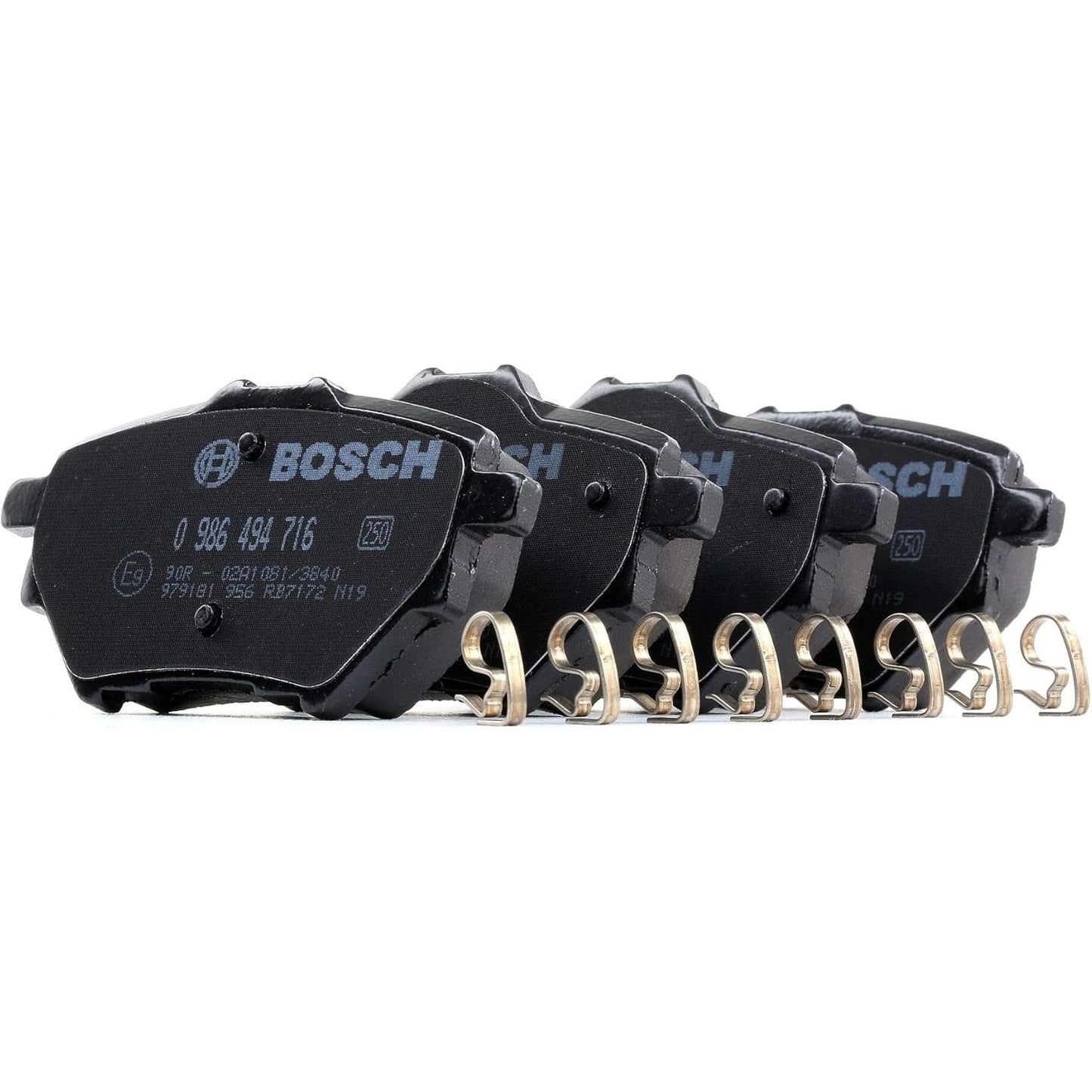 163467 - BOSCH BP1711 - Disqe Freni për Makinën me Boshtin e Pasmë, i Certifikuar nga ECE-R90, Pa Bakër, 1 Pako me 4 Disqe dhe Aksesore