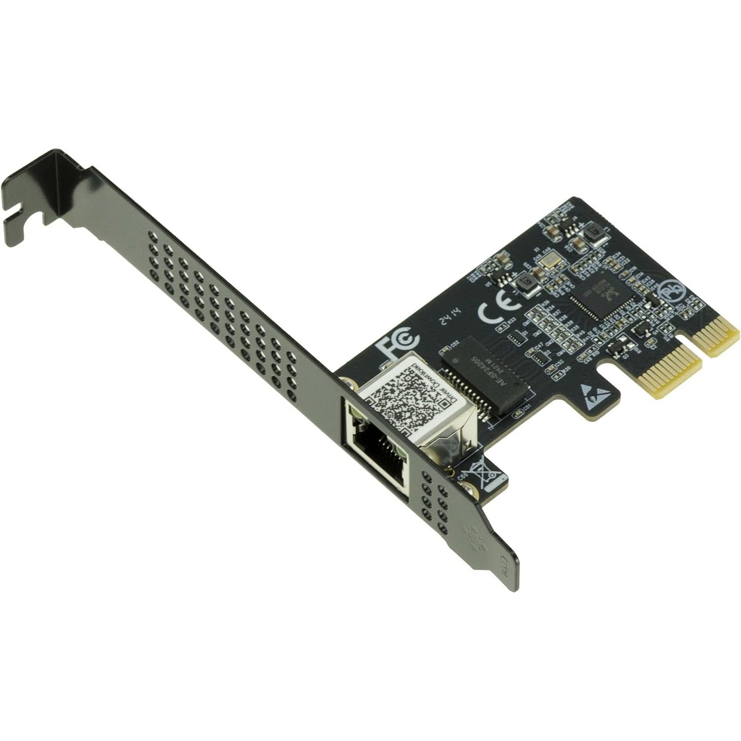 273723 - Kartë Kontrolluesi i Rrjetit Ethernet PCIe 5 Gigabit 10/100/1000/1G/2.5G/5G, Konektor RJ45 dhe çipset REALTEK RTL8126