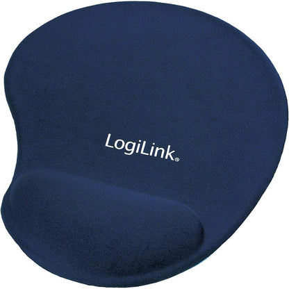 267281 - LOGILINK Mouse Pad me Mbështetëse Kyçesh Xheli - Blu