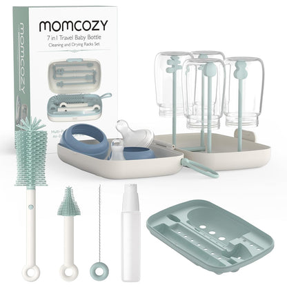 303476 - Momcozy Set furçash për shishe 7 në 1, set i plotë për pastrimin e shisheve