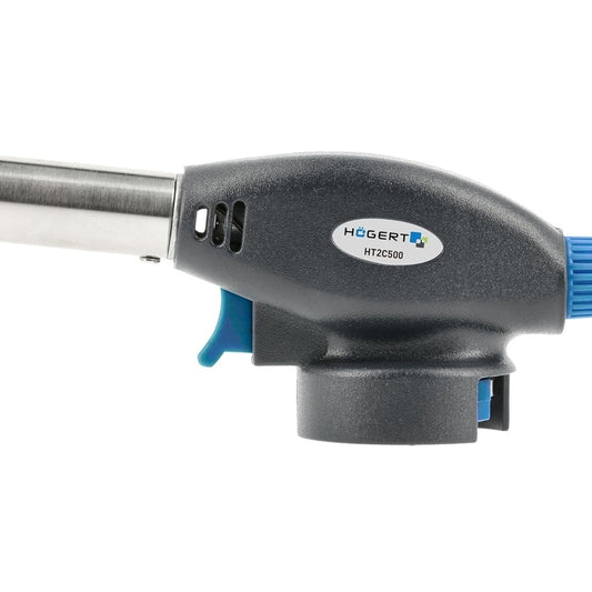 164224 - HÖGERT TECHNIK - Pishtarë Gazi për Përdorim Shtëpiak, Gastronomi, Peshkim, Punishte Artizanale dhe Mekanike - Ndezje Piezoelektrike - Butan/Propan-Butan - i Lehtë dhe i Sigurt për T'u Përdorur