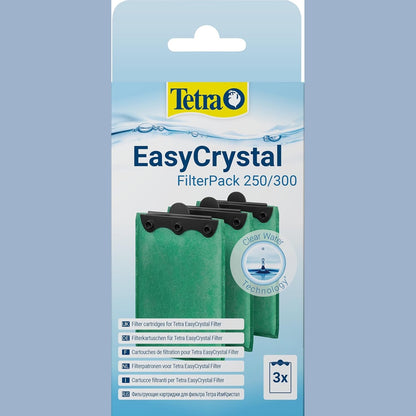 258334 - Tetra - Paketa e Filtrit EasyCrystal 250/300, material filtri për akuariume nga 15-60 litra, 3 copë