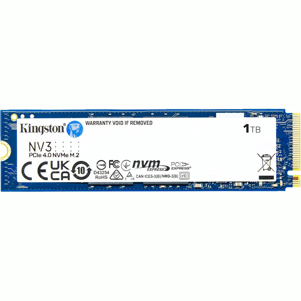 295587 - KINGSTON NV3 - Disk i brendshëm NVMe PCIe 4.0 SSD 1TB M.2 2280-SNV3S/1000G