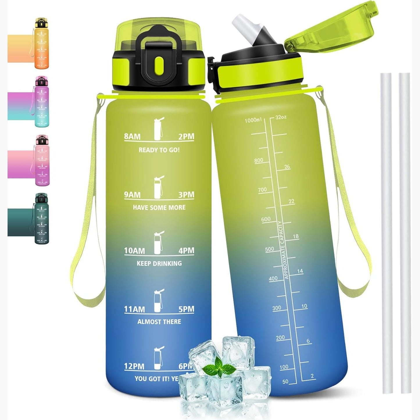 216125 - MULBIJEO Shishe uji 1L, pa BPA, me pipëz, e papërshkueshme nga rrjedhjet