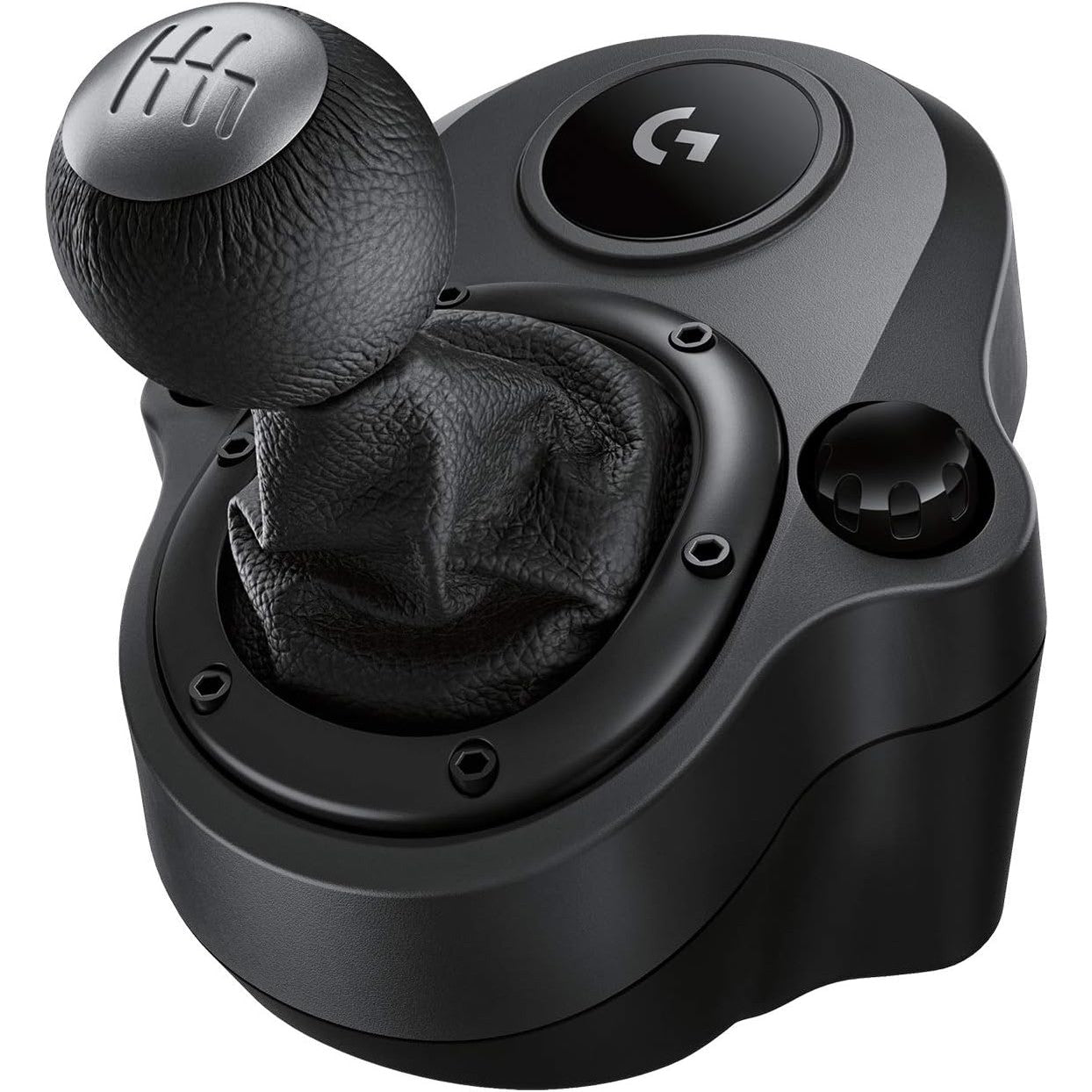 319823 - LOGITECH Ndërruesi i marsheve G Driving Force, 6 shpejtësi, dorezë lëkure origjinale, kapëse montimi, i pajtueshëm me rrotat G29, G920, G923 - e zezë