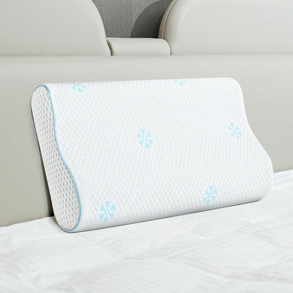 222873 - CLOUDÉTOILE Jastëk Ergonomik i Qafës Ortopedik me Shkumë Memorie 60x35x10-12 cm