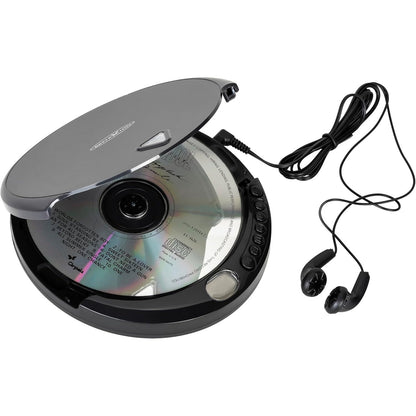 295972 - PCD400 CD player portativ, luan CD, CD-R dhe CD-RW, përfshin kufje, mund të furnizohet me energji elektrike