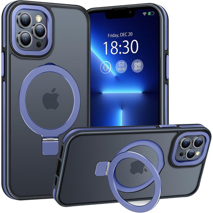 266866 - BENTIACC Mbrojtëse iPhone 11 me Mbështetëse të Padukshme, MagSafe, Mbrojtje Ushtarake, [Transluzive Mat] Mbrojtëse Anti-Gjurmë Gishtërinjsh për iPhone 11 6.1 inç (Jeshile e Errët)