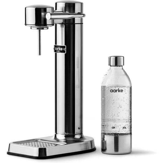234900 - AARKE CARBONATOR 3, PËR UJË TË GAZUAR, ÇELIK INOX, PËRFSHIN SHISHEN 800ML