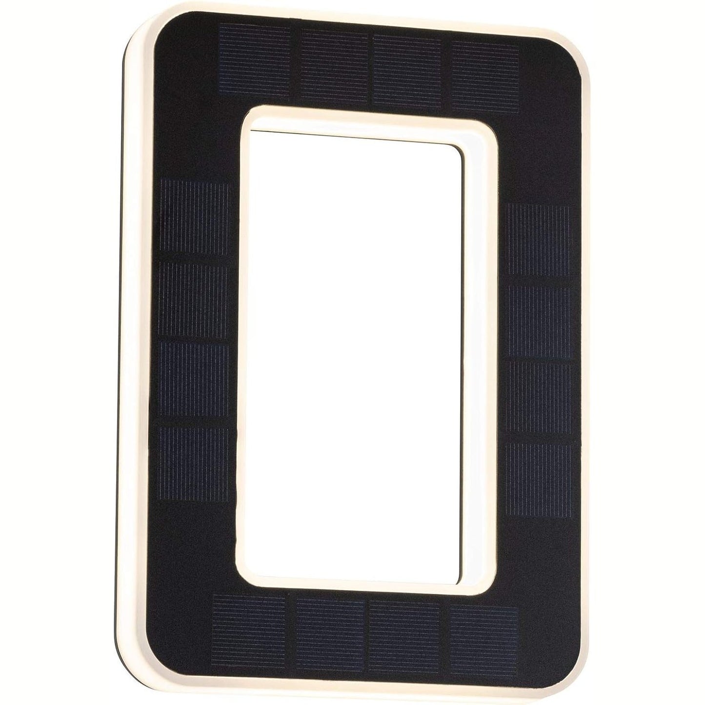 292622 - PAULMANN 79845 LED Solar House Numër 4, Bateri e Zëvendësueshme, IP44, Ngrohtë e Bardhë, 1 dritë diellore, 0.2 vat, Llambë diellore e zezë, Dritë diellore plastike, 3000 K