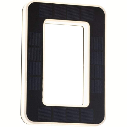 292622 - PAULMANN 79845 LED Solar House Numër 4, Bateri e Zëvendësueshme, IP44, Ngrohtë e Bardhë, 1 dritë diellore, 0.2 vat, Llambë diellore e zezë, Dritë diellore plastike, 3000 K