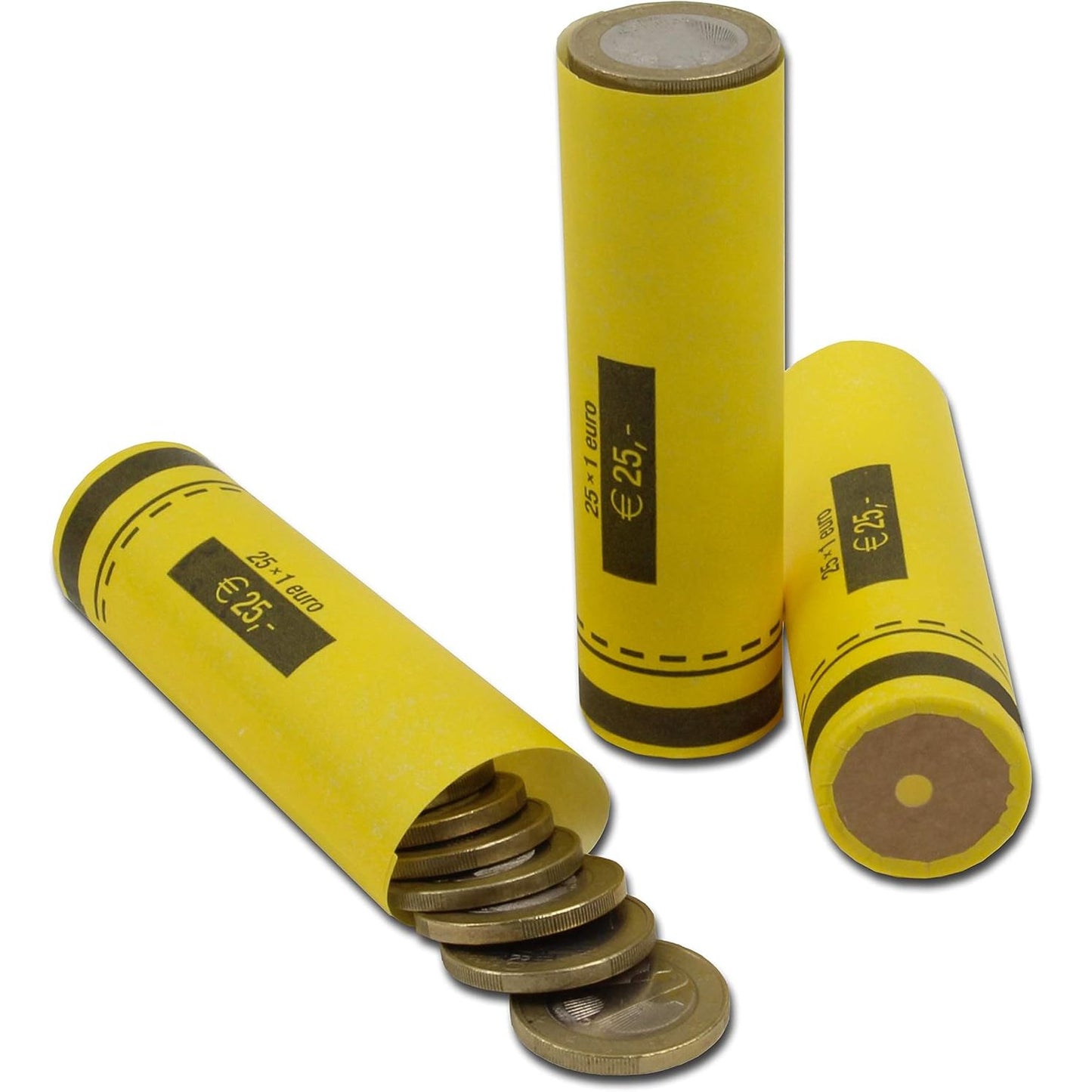 267298 - Tuba letre efektive për monedha 1 euro. Përmbajtja: 80 copë.