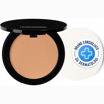 306225 - LA ROCHE-POSAY | Pudër kompakte minerale Toleriane, grim për lëkurë të ndjeshme, formulë me pigmente matifikuese dhe perlit, mbulim mesatar me SPF 25, ngjyra: Doré, Nr. 15, 9 g