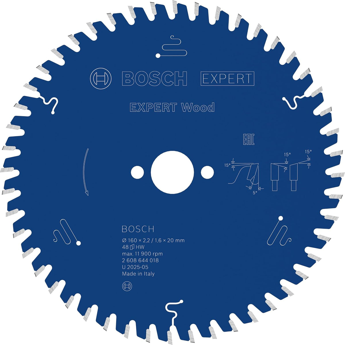 313291 - BOSCH Teh sharre rrethore për dru EXPERT, 160x2.2/1.6x20 mm, Z48