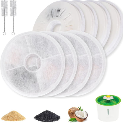 214892 - 8 Filtra për Shatërvan Uji për Mace – Filtër për Shatërvanin e Maceve 3L