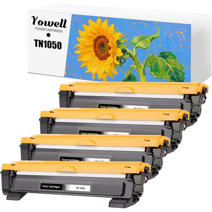 310277 - YOWELL Toneri 4X TN1050 i pajtueshëm me Brother TN1050 TN-1050 për DCP-1610W, DCP-1612W, DCP-1510, DCP-1512, MFC-1810, MFC-1910W, HL-1110, HL-1112, HL-1210W, HL-1212W.