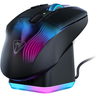 267650 - TURTLE BEACH KONE XP AIR – Maus lojërash RGB pa tel, Bluetooth, sensor optik 19K DPI, jetëgjatësi baterie deri në 100 orë, e zezë