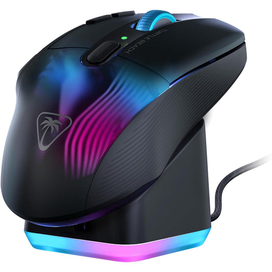 267650 - TURTLE BEACH KONE XP AIR – Maus lojërash RGB pa tel, Bluetooth, sensor optik 19K DPI, jetëgjatësi baterie deri në 100 orë, e zezë
