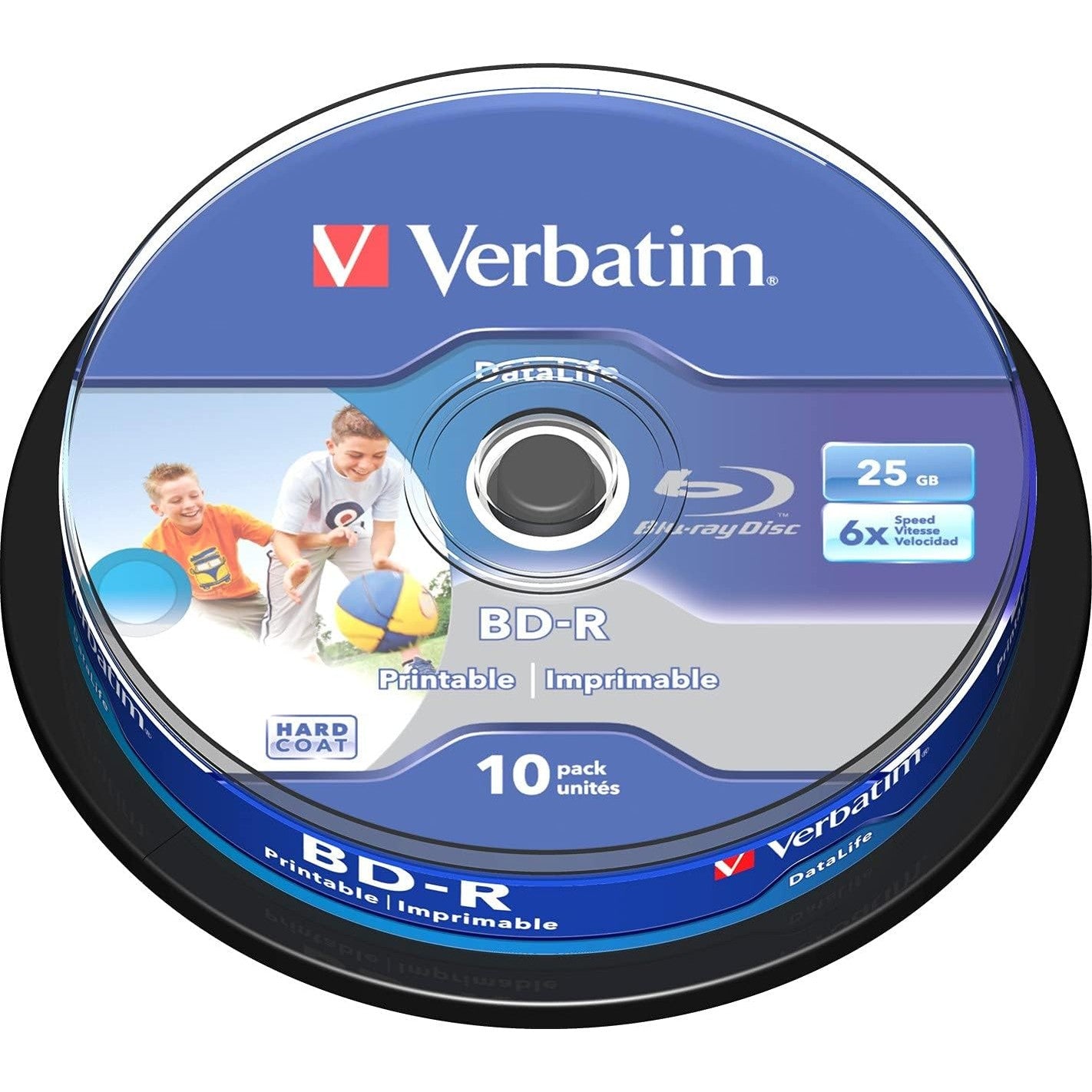 267204 - Verbatim BD-R SL DATALIFE 25GB 6X, 10 Pako Spindel, 43804