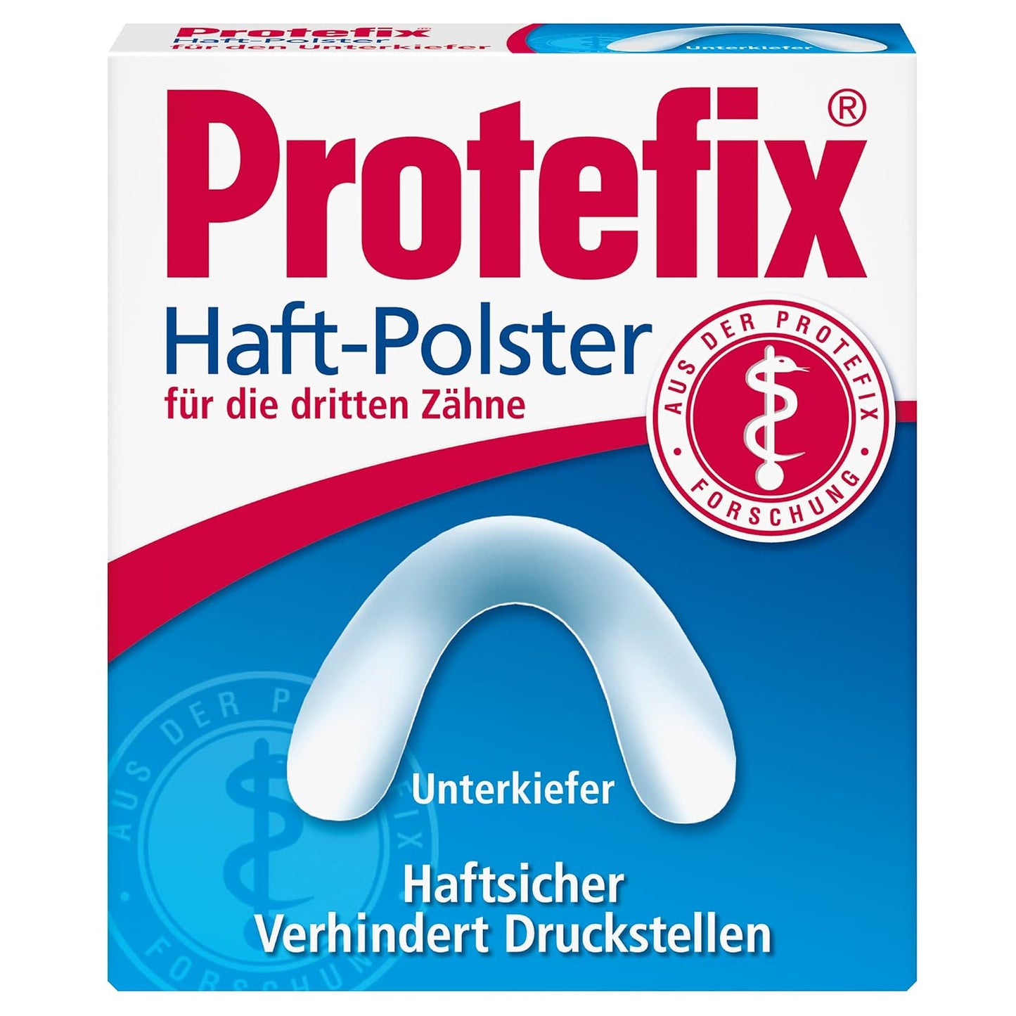 319053 - Protefix - Jastëkë ngjitës për proteza të plota - 30 jastëkë - Mbrojtje efektive kundër plagëve nga presioni dhe inflamacionit - Nofulla e poshtme