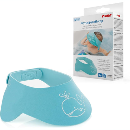 322062 - REER - Mbrojtës shampoje për kapuç MyHappyBath, për perimetri i kokës 40-55 cm, blu