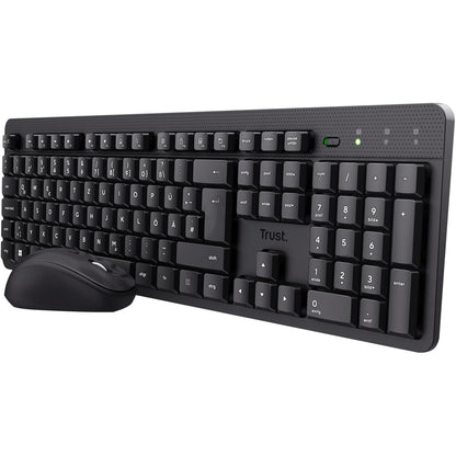 310120 - TRUST Set tastiere dhe mausi pa tel Ymo II Silent, Paraqitje gjermane QWERTZ