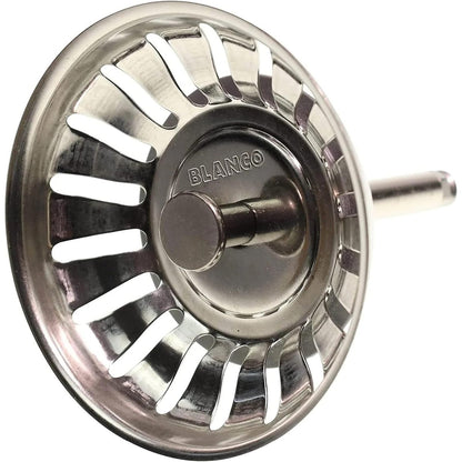 163978 - BLANCO Sitë Lavamani 119146, 7.9 cm, me Kunj Përdorimi të Lehtë, 18 Vrima Kullimi, Pjesë Këmbimi Origjinale, Materiali: Çelik Inox