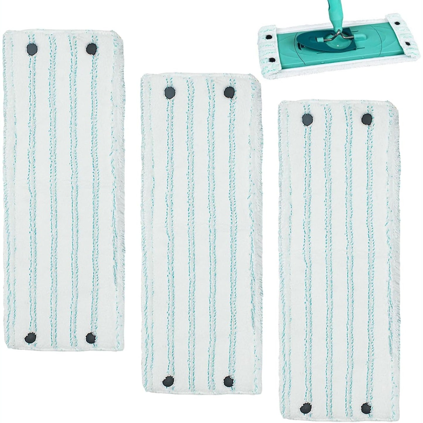 168405 - LEIFHEIT Set Combi/Clean Twist M me 3 Mbulesa Zëvendësuese Mikrofibre, 42 x 15.5 cm
