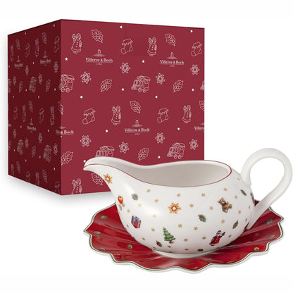 199501 - VILLEROY & BOCH - Varkë Salce Toy's Delight me Bazë, Ngjyra të Ndryshme, Material Porcelan Premium, Përdorim për Krishtlindje