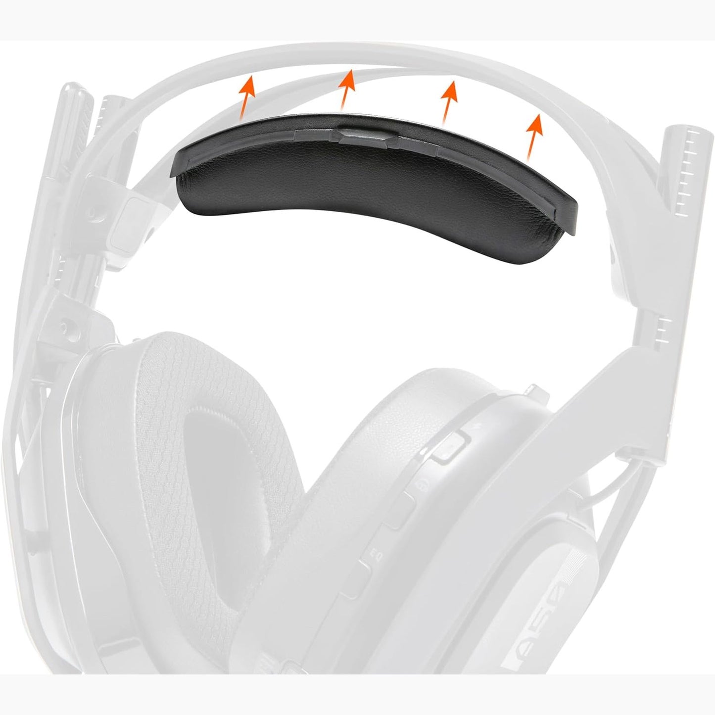 266821 - BANDZ WC A50 – Set zëvendësues i përmirësuar i shiritit të kokës për Astro A50 Gen 4, Gen 5 dhe A50X, E zezë