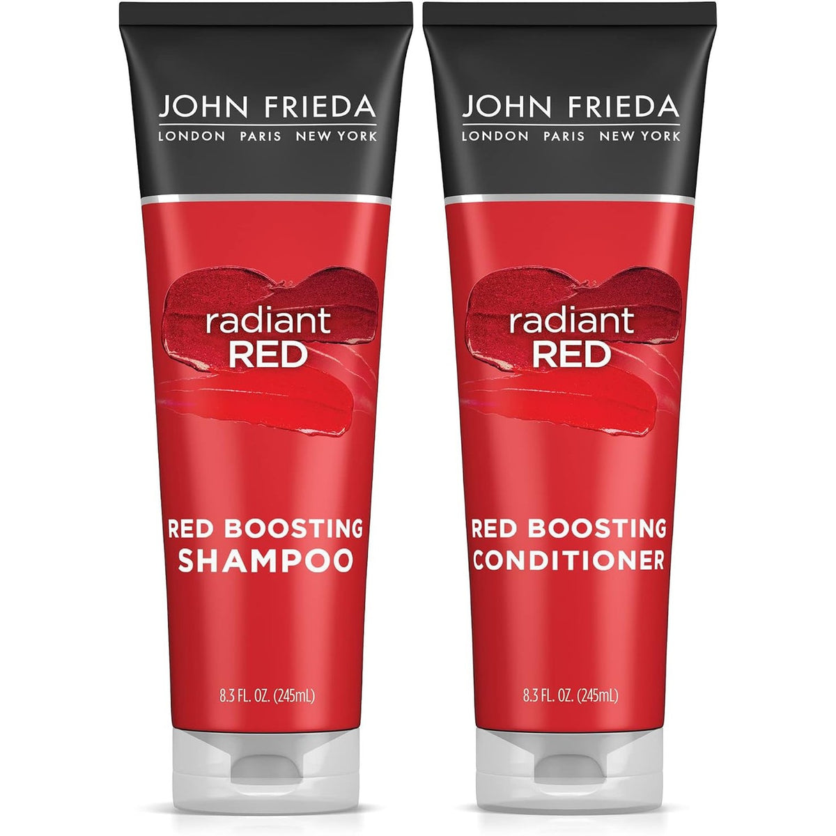 303124 - John Frieda Pako Shampo & Balsami Red Enhancing, Shampo & Balsami Radiant Red për flokë të kuq