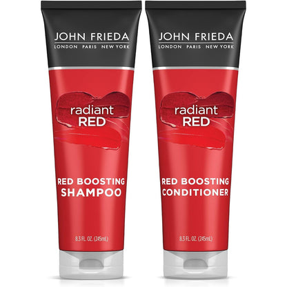 303124 - John Frieda Pako Shampo & Balsami Red Enhancing, Shampo & Balsami Radiant Red për flokë të kuq