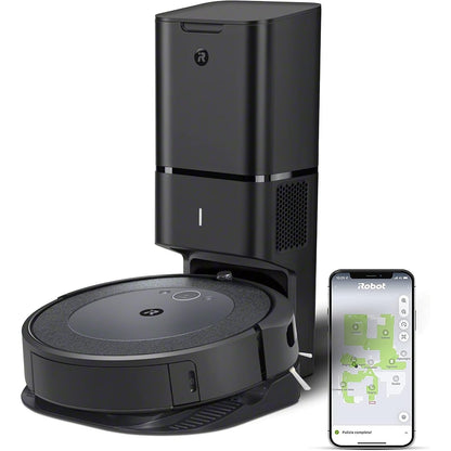 71017 - iROBOT Roomba i3+ - Robot Fshesë me Korrent, Sistem Vetëpastrimi, 2 Furça Gome me Shumë Sipërfaqe, Ideal për Kafshët shtëpiake, Sugjerime Personalizuara dhe Hartëzim, i Pajtueshëm
