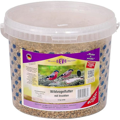 254402 - GeVo Ushqim për zogj të egër me insekte, 5 kg (paletë = 44 copë)