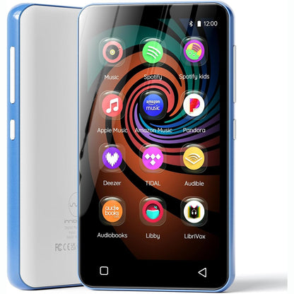 276210 - INNIOASIS MP3 Player 160GB me Bluetooth dhe WiFi, Ekran Prekje 4" për Fëmijë, Spotify Kids, Blu-Bardhë